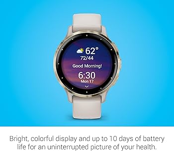 Amazon.com: Garmin Venu 3S Soft Gold Stainless Steel Bezel 1.2