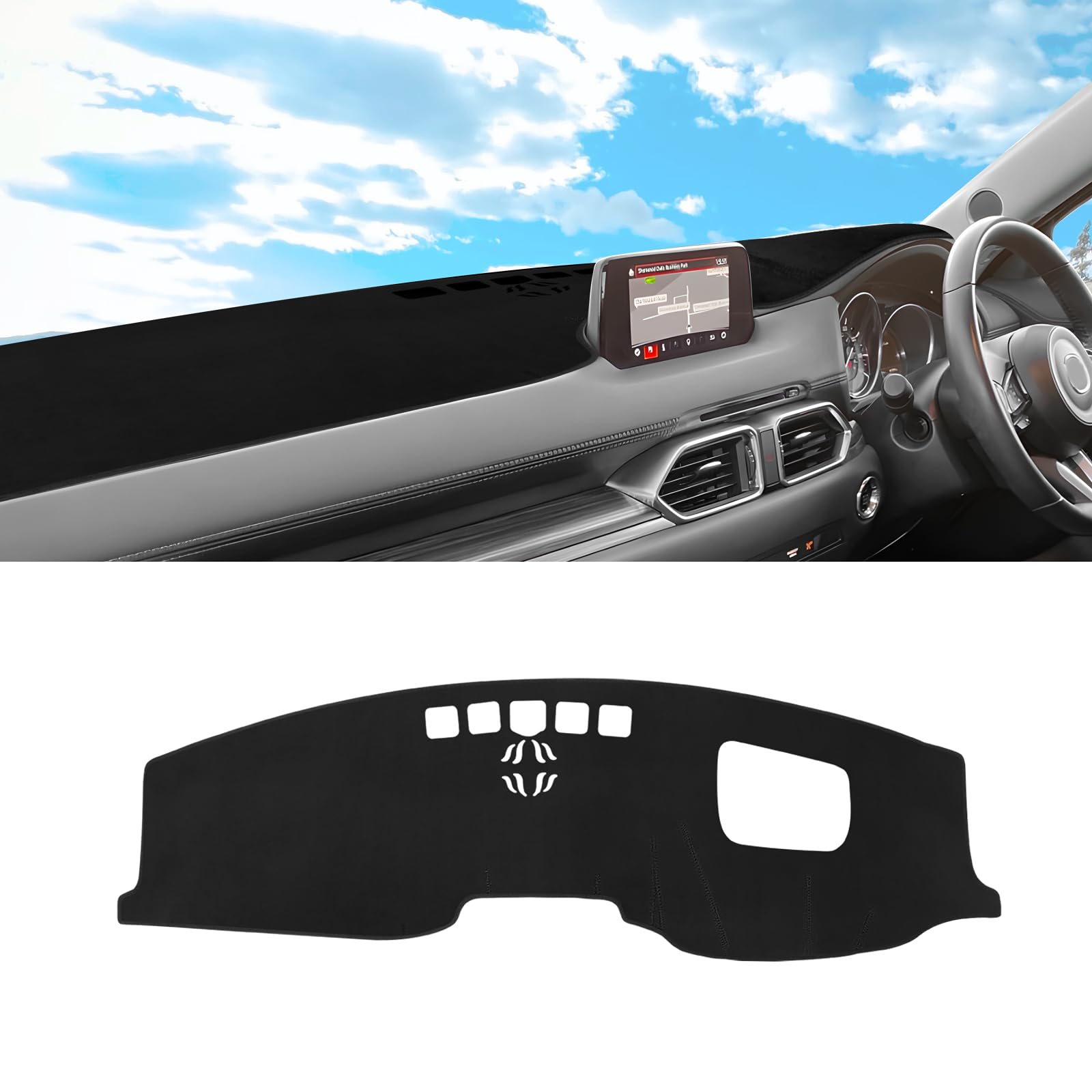 Amazon | マツダ CX-5 KF系 CX-8 KG系 専用 ダッシュボードマット CX5