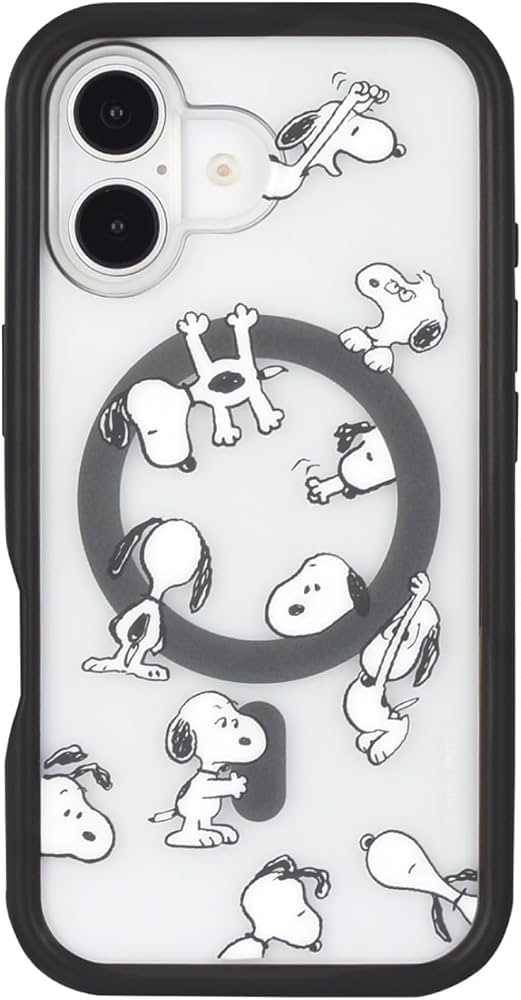 Amazon.co.jp: グルマンディーズ ピーナッツ スヌーピー iPhone16