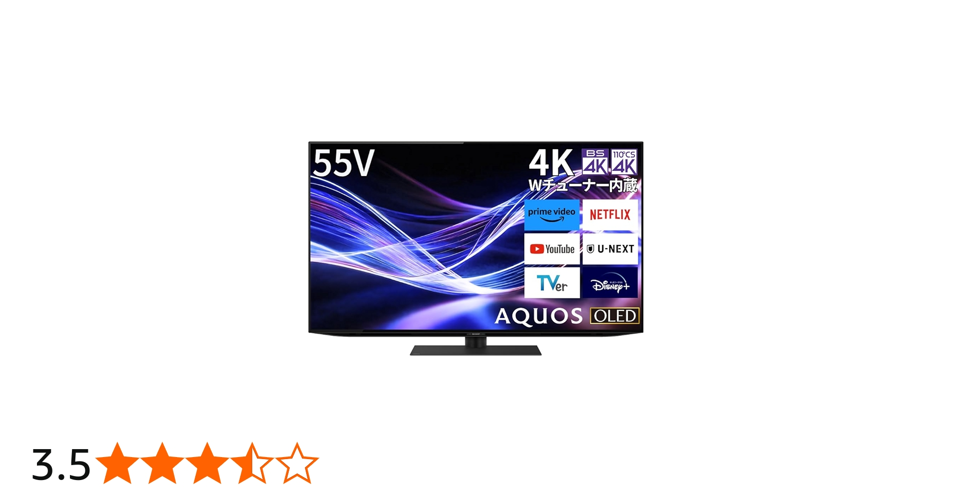 Amazon | シャープ 55V型 4K 有機EL テレビ AQUOS 4T-C55GQ3 Google TV