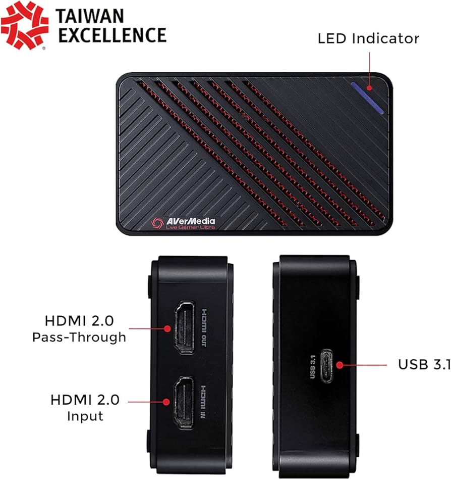 Amazon.com: AVerMedia Live Gamer Ultra GC553 – 4K60 HDR Pass