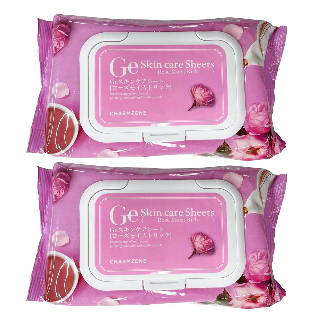 Amazon | チャームゾーン Geスキンケアシート ローズモイストリッチ 60