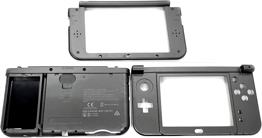 Amazon.co.jp: ダークグレー New3DSXL 予備ハウジングケース DCD