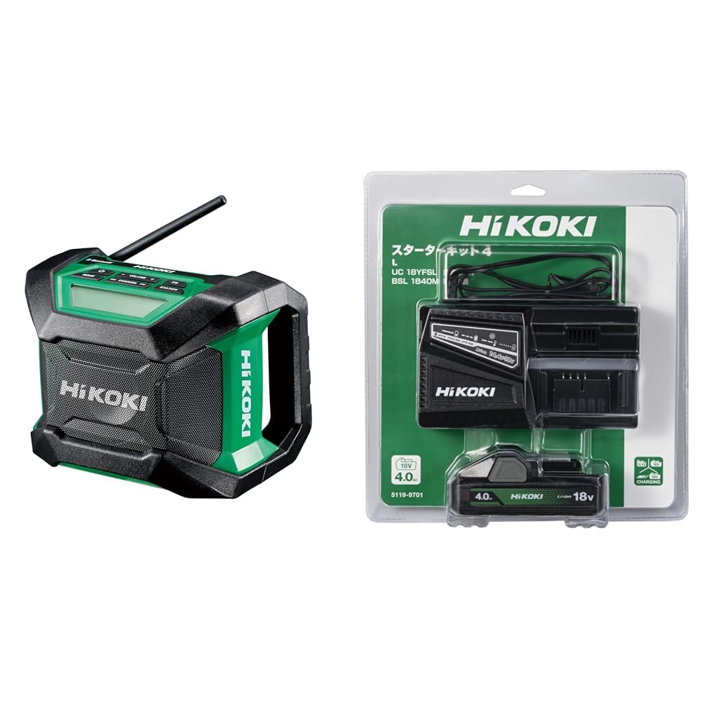 Amazon.co.jp: HiKOKI(ハイコーキ) 14.4V/18V 充電式ラジオ UR18DA(NN