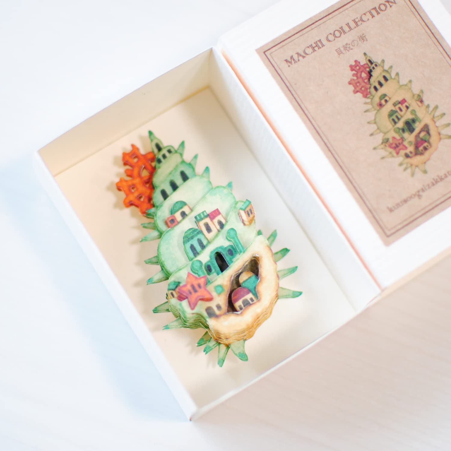 Amazon | 手作りキット ミニ3次元ボックス 貝殻の街 シャドーアート