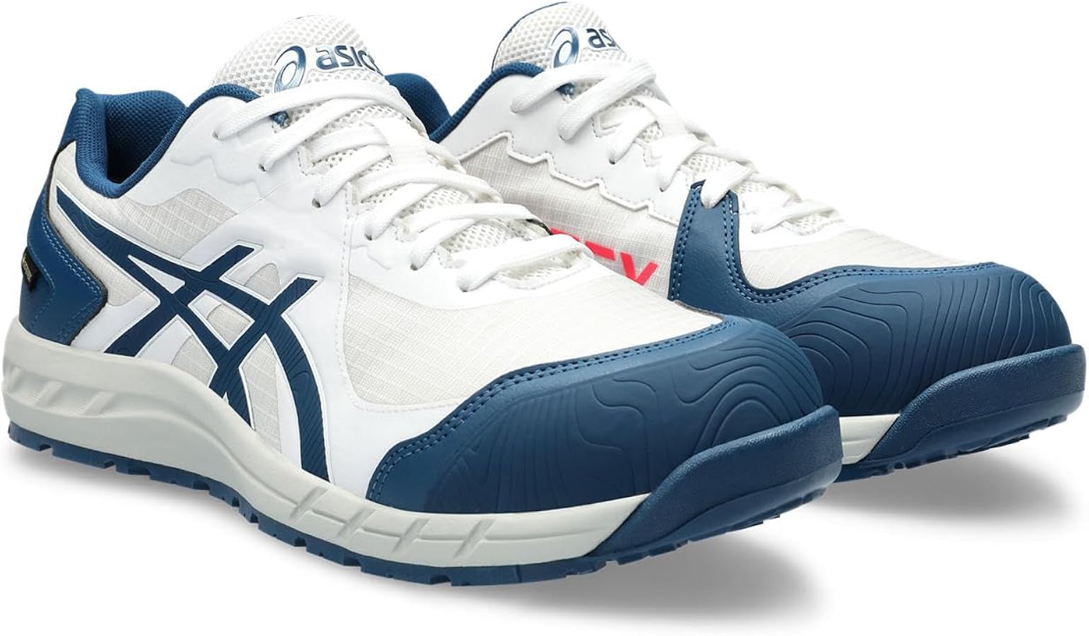 Amazon.co.jp: ASICS WINJOB CP603 G-TX, 100: White x Maco Blue