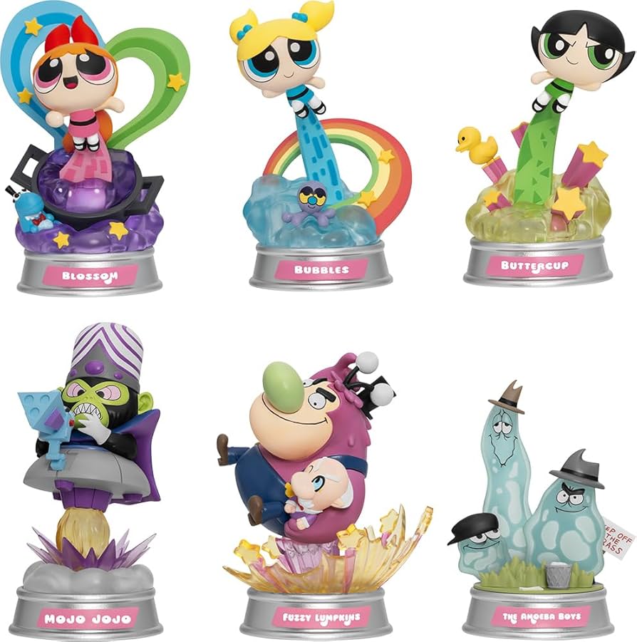 Amazon.co.jp: ミニ・Dステージ パワーパフ ガールズ シリーズ1 6体