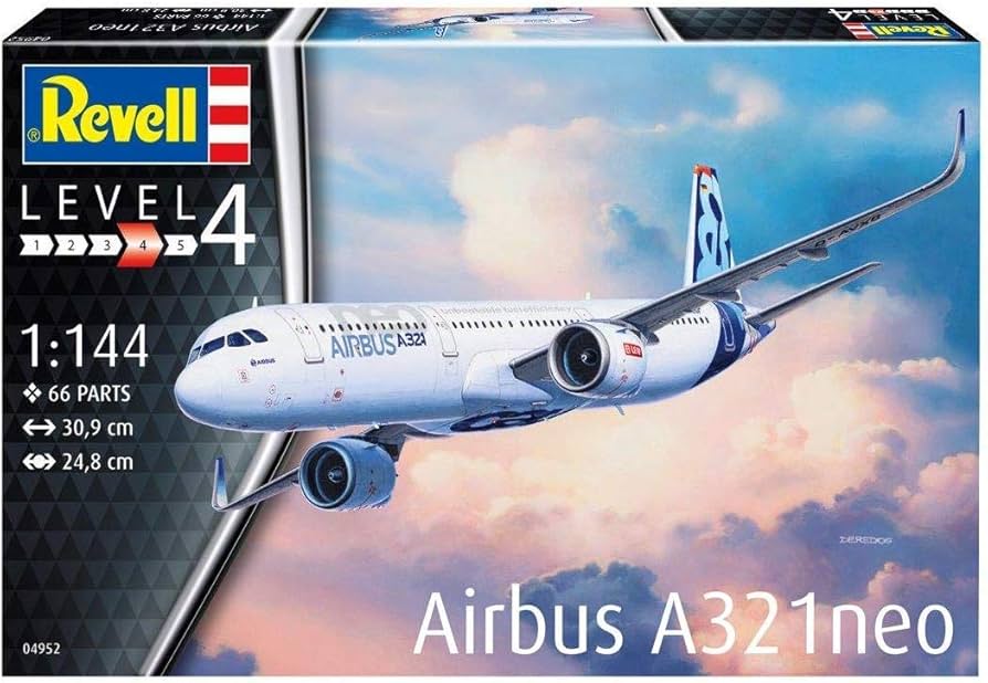Amazon | Revell RV04952 1:144-Airbus A321 Neo Plastic Model kit