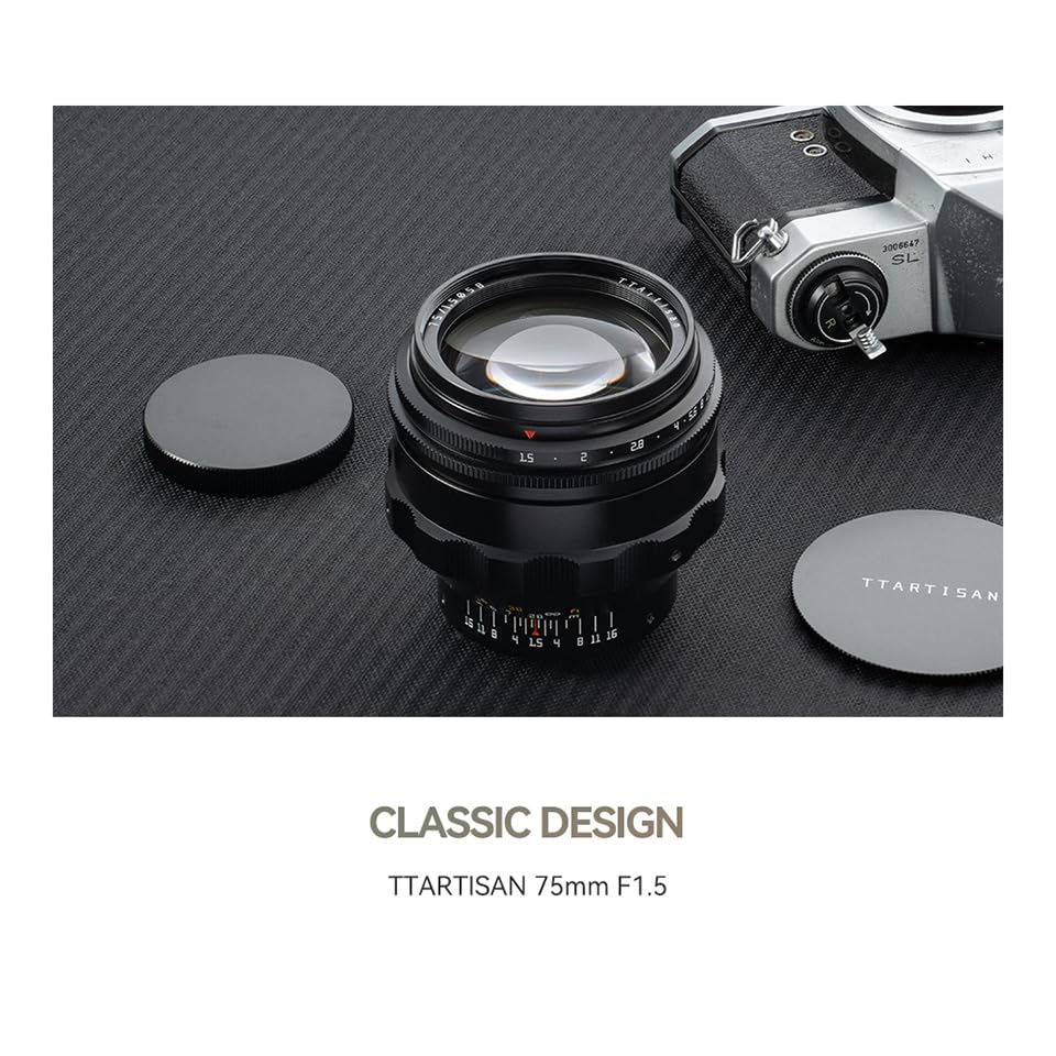 Amazon.co.jp: TTArtisan 75mm F1.5 M42 フルフレームカメラレンズ