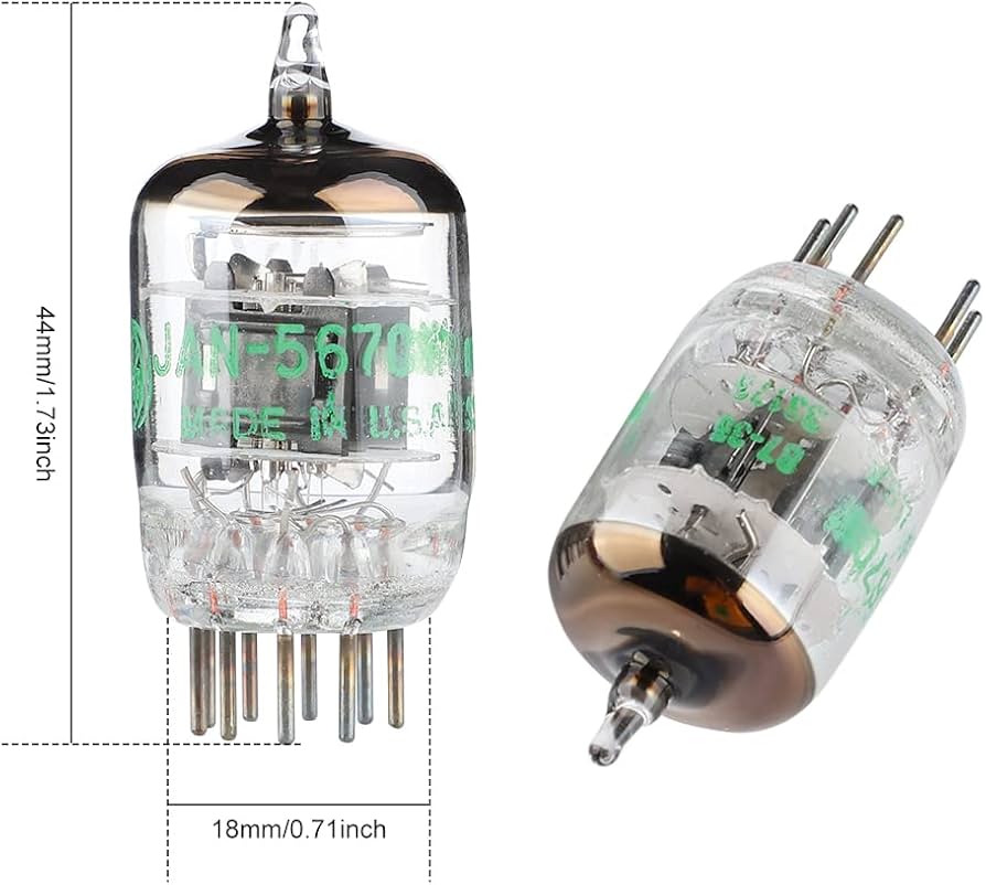 Amazon | JINGERL 2PCS GE 5670W GE5670真空管弁真空電子チューブの