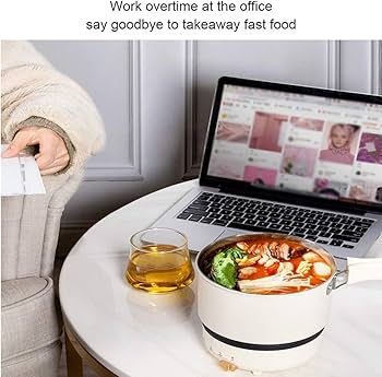 Amazon.co.jp: 6-in-1多機能電気フライパンミニ電気調理器鍋