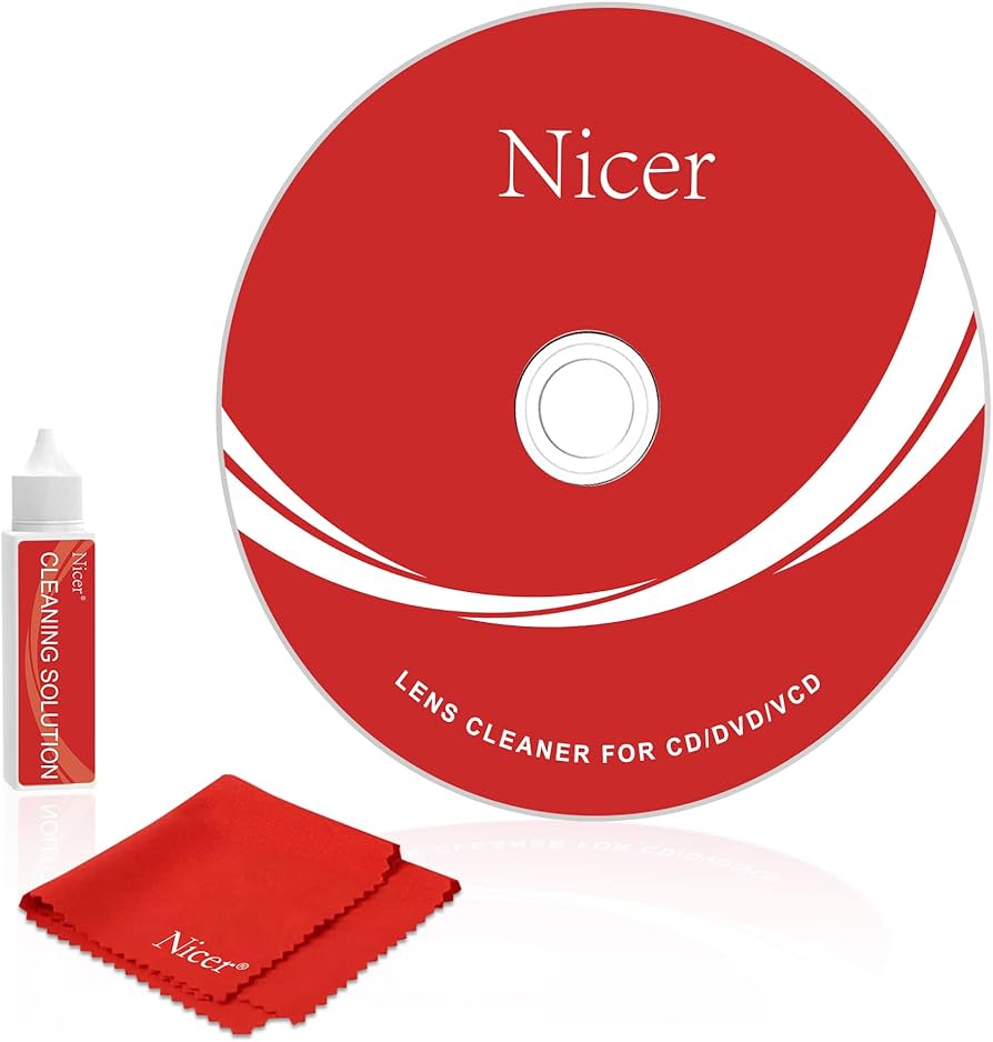 Amazon.com: Nicer CD/VCD/DVD Player Cleaner Kit, Laser Lens