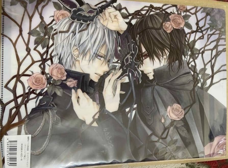 ヴァンパイア騎士展 下絵 ヴァンパイア騎士」樋野まつり直筆の原稿下絵