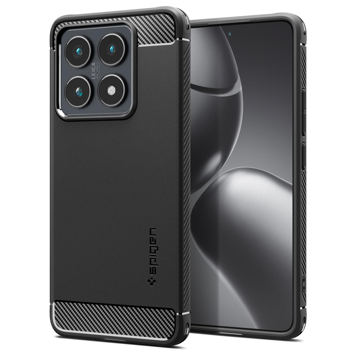 Amazon | Spigen Xiaomi 14T Pro ケース 耐衝撃 指紋防止 ストラップ
