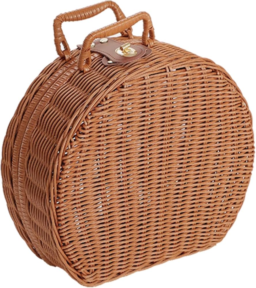 Amazon｜[スーツケースカンパニー]GPT かごバッグ 丸型 持ち手付き