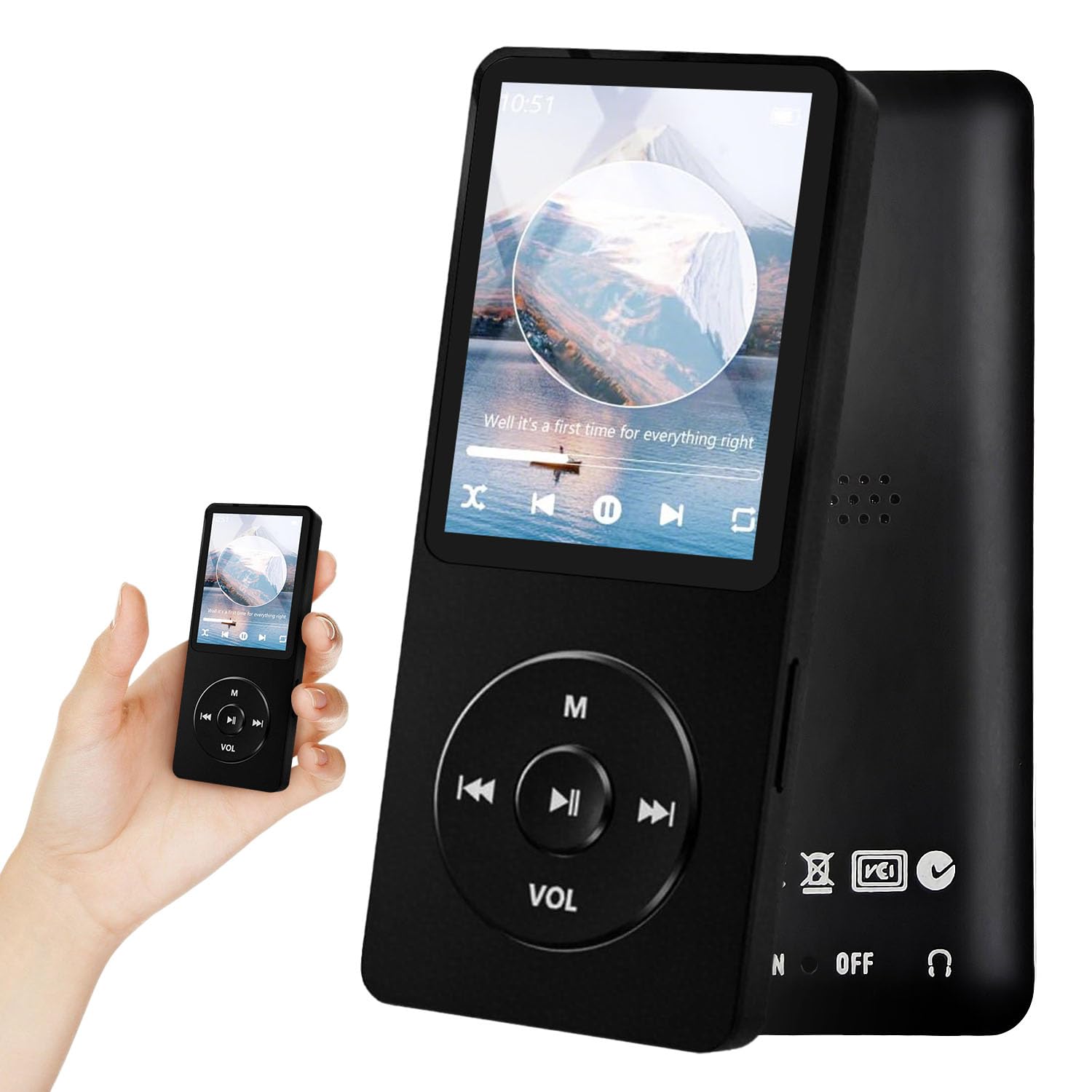 Amazon.co.jp: 【新型モデル 26g超軽量】音楽プレーヤー MP3プレーヤー