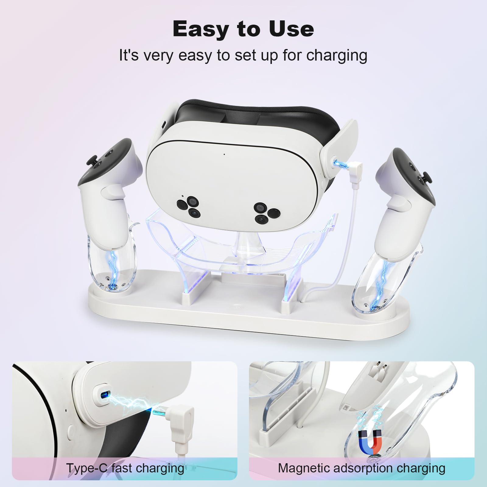 Amazon.co.jp: CBDYWVR 充電ドック Meta Quest 3S/Quest 3アクセサリー