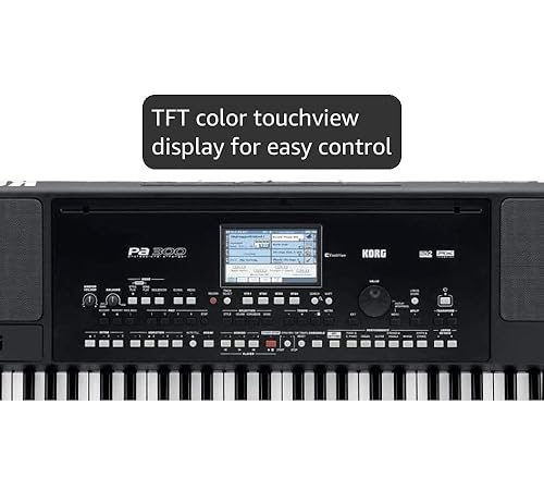 Amazon.com: Korg 61-Key Arranger Color Touchview Display (PA300