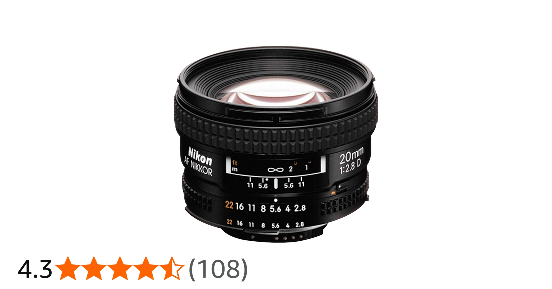 Amazon.co.jp: Nikon 20mm f/2.8 D : 家電＆カメラ