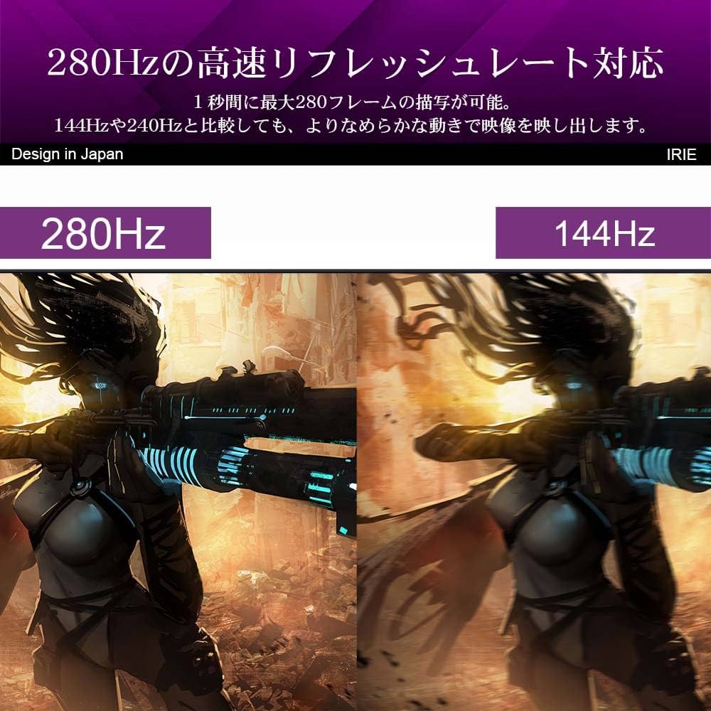 Amazon.co.jp: FFF モニター 24.5インチ ディスプレイ 280Hz