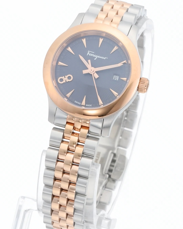 Amazon.co.jp: [フェラガモ] 腕時計 PAIRICON ライトブルー 文字盤