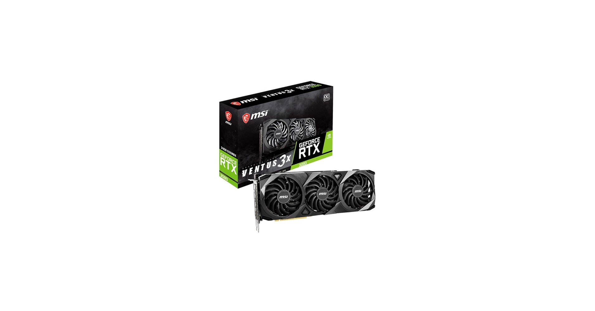 Amazon.com: MSI RTX 3090 Ventus 3X 24G OC Graphics Card 24GB