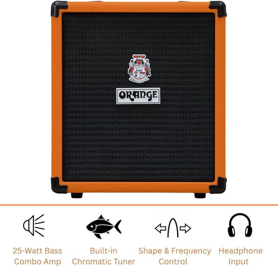 Amazon.com: Orange Crush Bass 25 25W 8