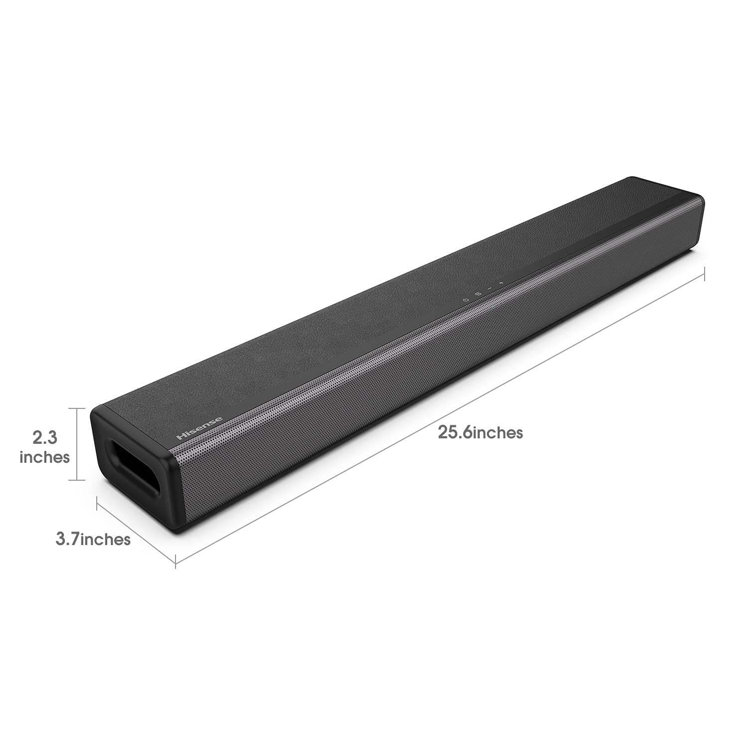 Hisense HS214 2.1ch Sound Bar with Built-in Subwoofer, 108W, All