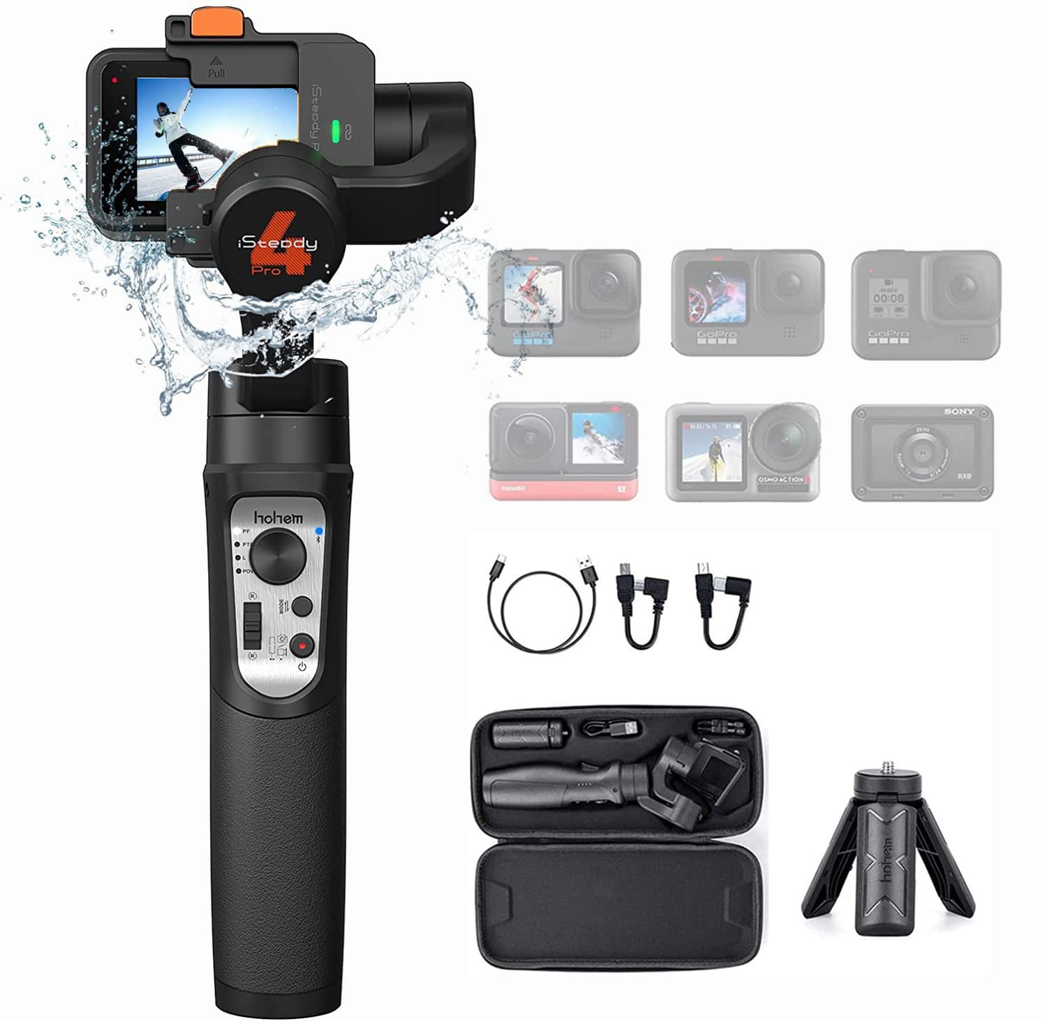 Amazon | 国内正規品 hohem iSteady Pro4 アクションカメラ用 ジンバル