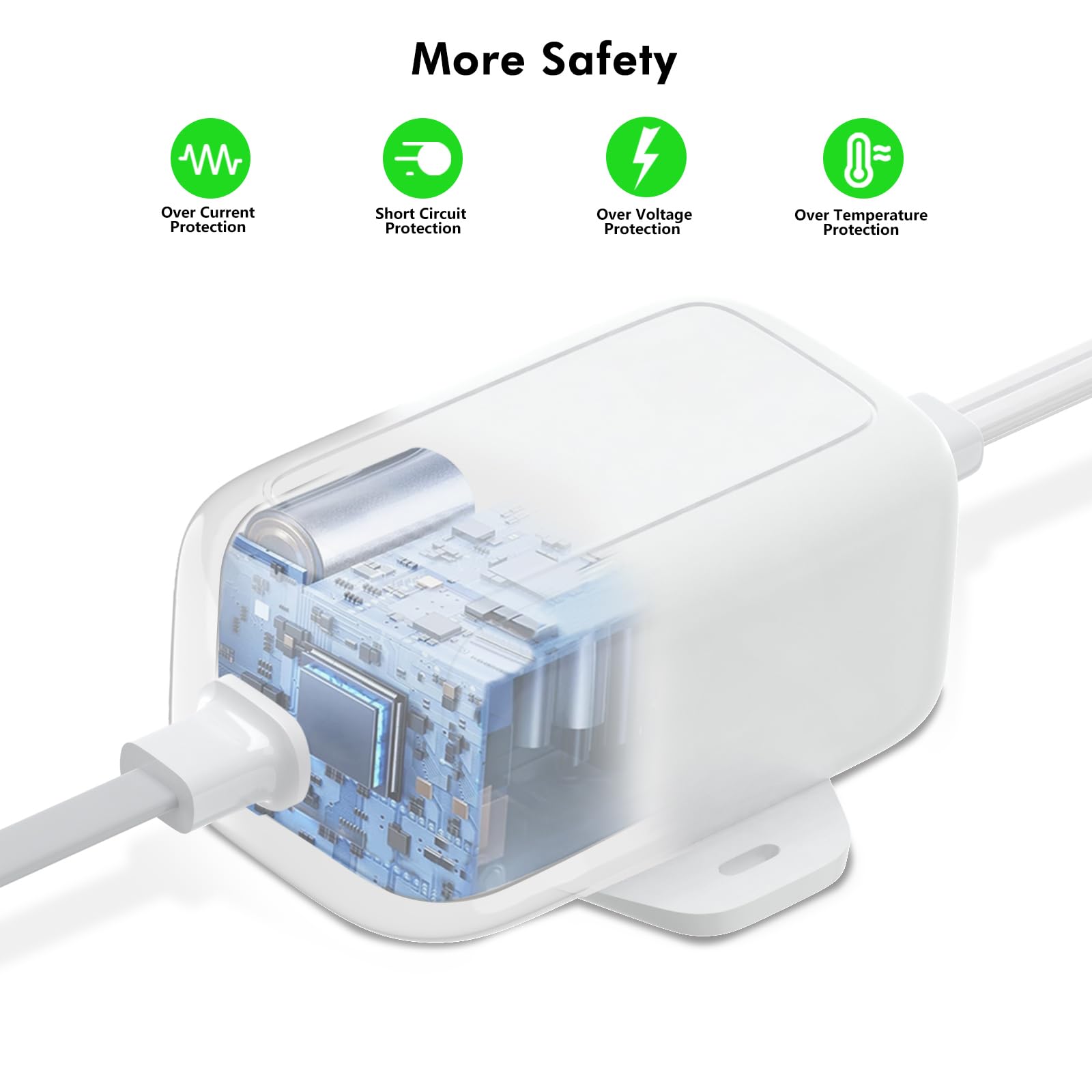 Amazon.co.jp: delilyn 25フィート/7.5m 電源ケーブル Google Nest Cam