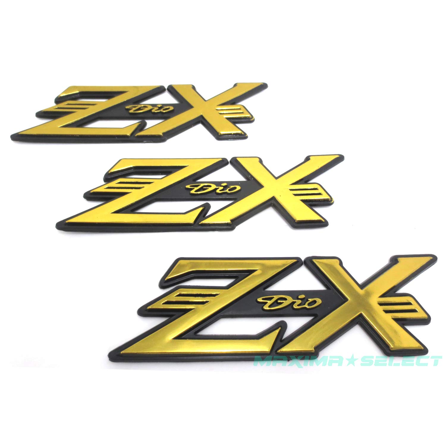 Amazon | MAXIMASELECT エンブレム 3点セット ホンダ対応 ライブディオ
