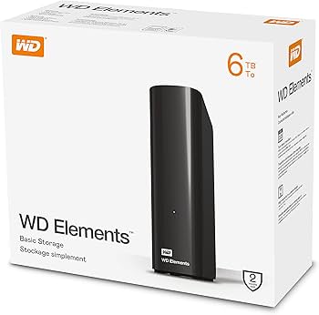 Amazon.com: WD 6 TB Elements Desktop External Hard Drive - USB 3.0