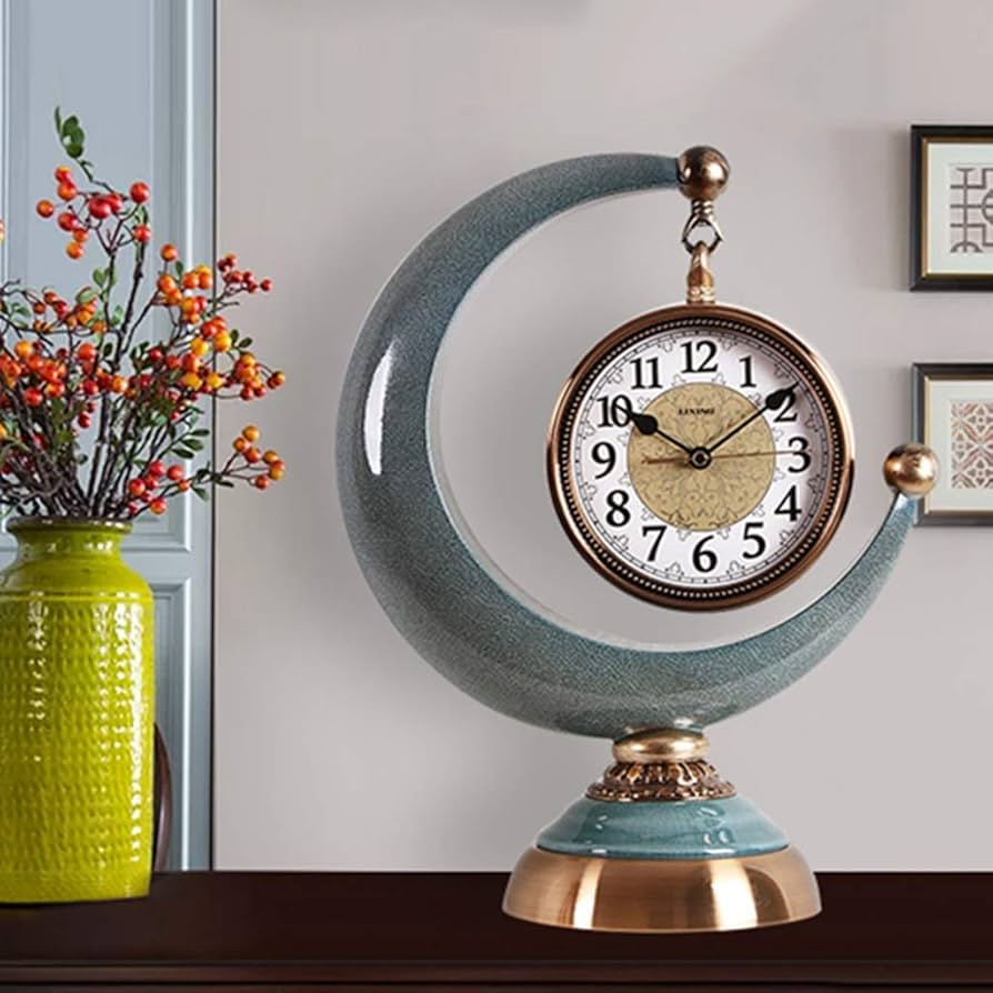 Amazon.com: Table Clock Decorative Desk Clock Desk Shelf Clocks