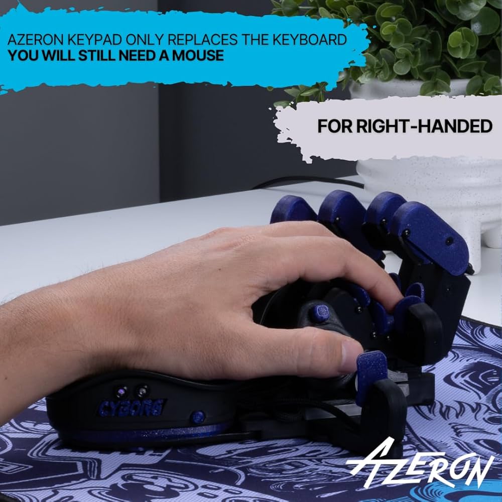 Amazon | Azeron Cyborg ゲーミングキーパッド - PCゲー厶用