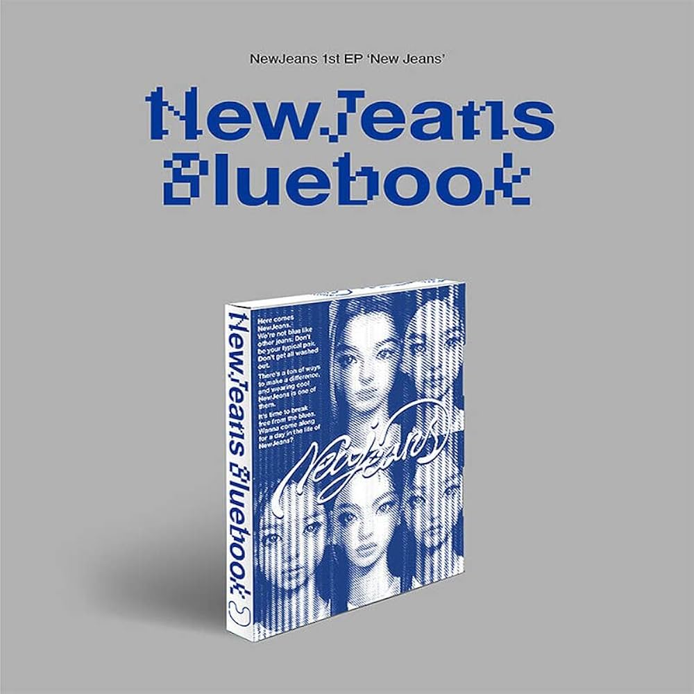 NEWJEANS, NEW JEANS - ( Blue Book Version ) NEWJEANS NEW JEANS 1st