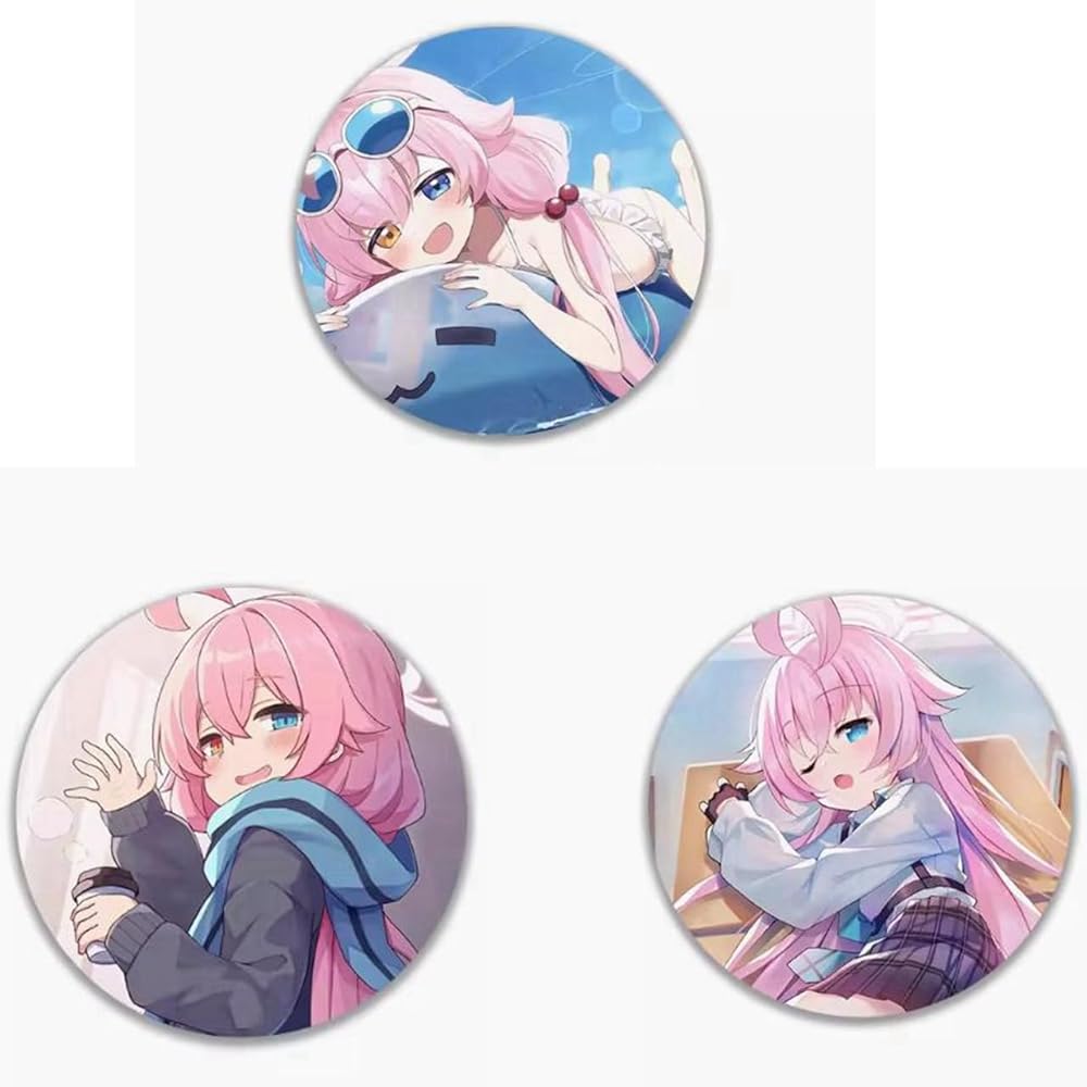 Amazon.co.jp: バッジ ブルーアーカイブ 小鳥遊ホシノ 缶バッジ