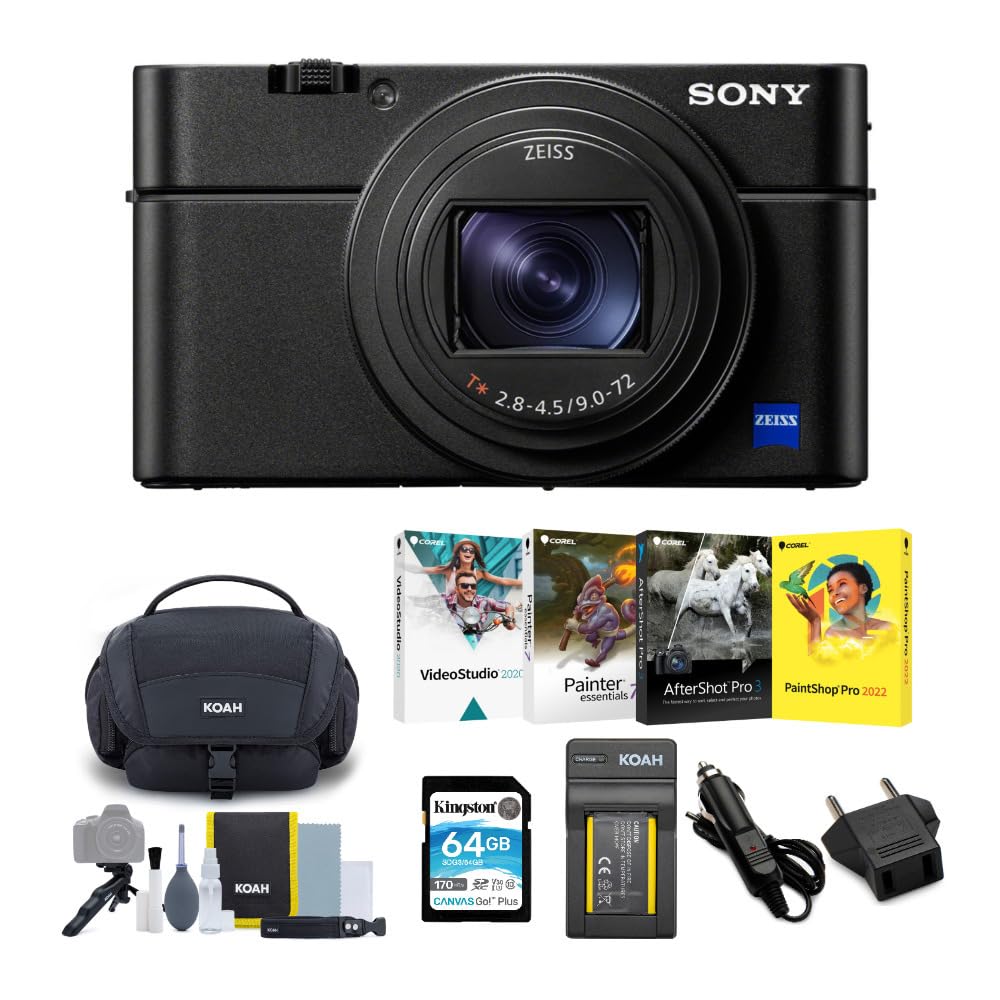 Amazon.com : Sony DSC-RX100 VII Cyber-Shot Digital Camera Bundle