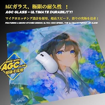 Amazon.co.jp: TALONGAMES ガラス ゲーミングマウスパッド 大型 プロ