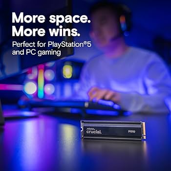 Amazon.com: Crucial P510 PCIe Gen5 NVMe 2TB SSD with Heatsink, Up
