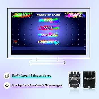 Amazon.com: BITFUNX PSxMemCard PS1 Memory Card - Supports Firmware