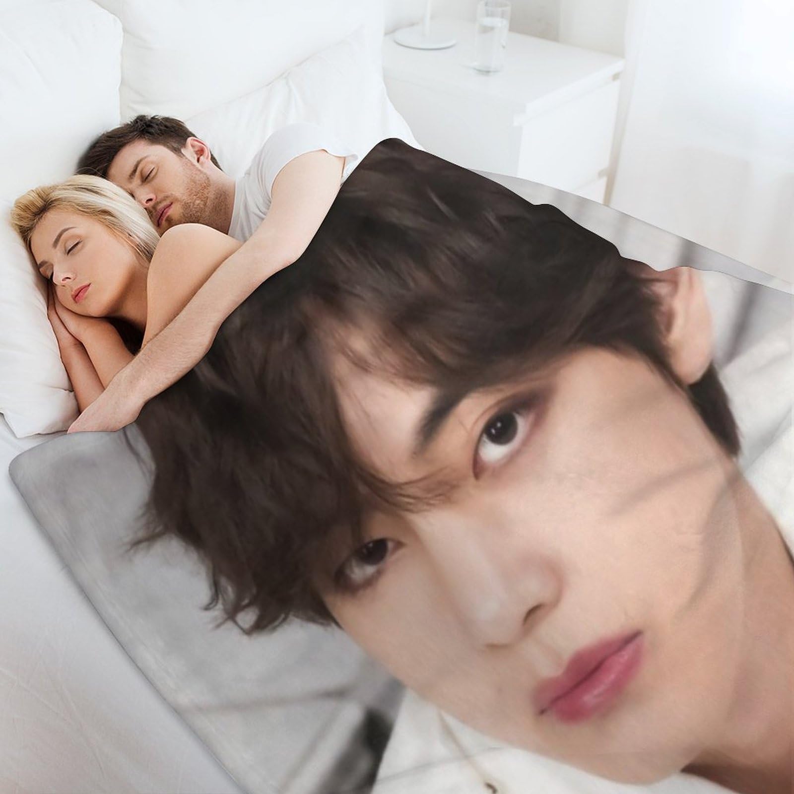 Amazon｜BTS-V ブランケット 掛け毛布 洗える 耐久性 毛布 フランネル