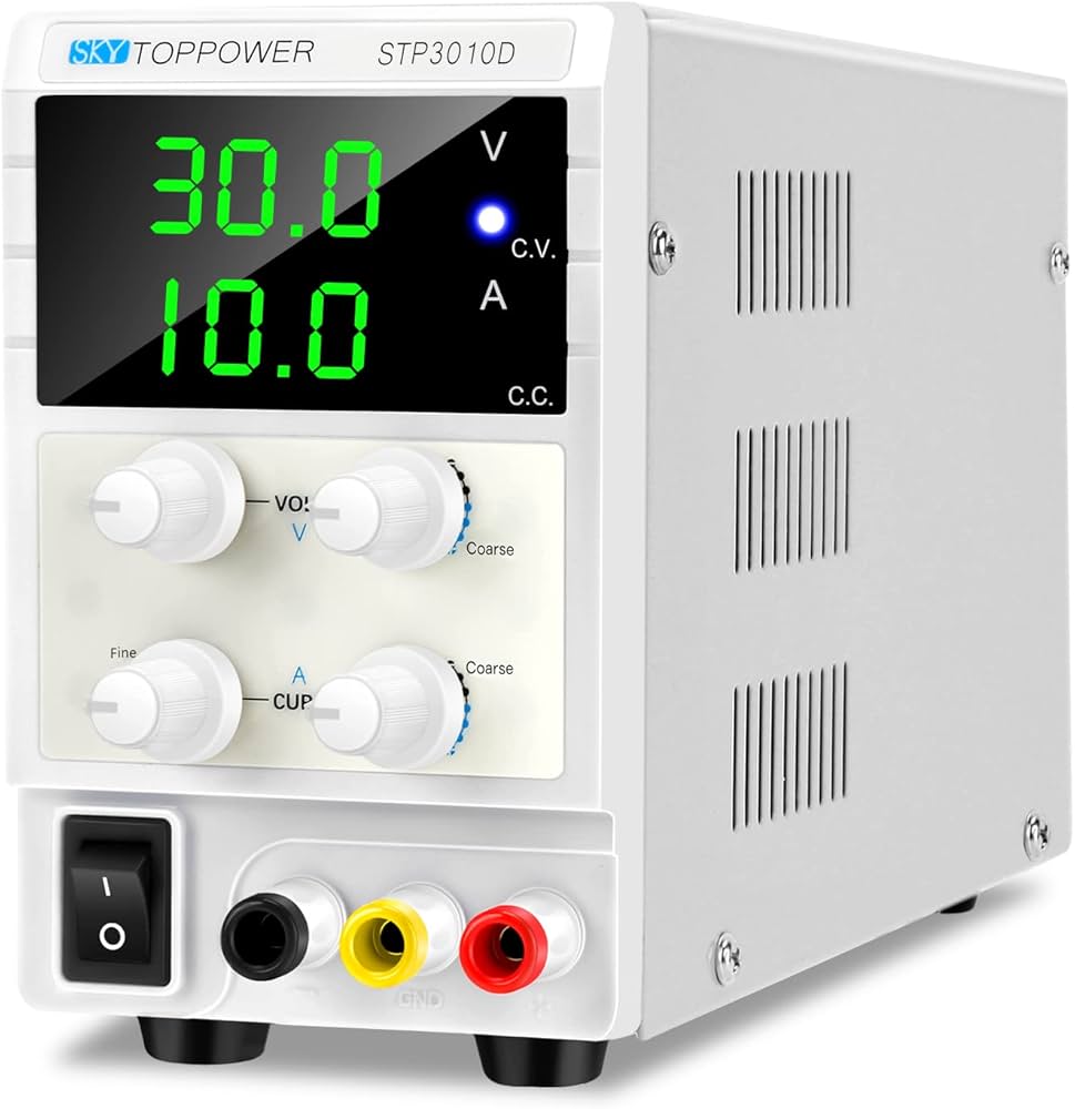 Amazon.co.jp: 安定化電源 可変直流電源 0-30V 0-10A スイッチング電源