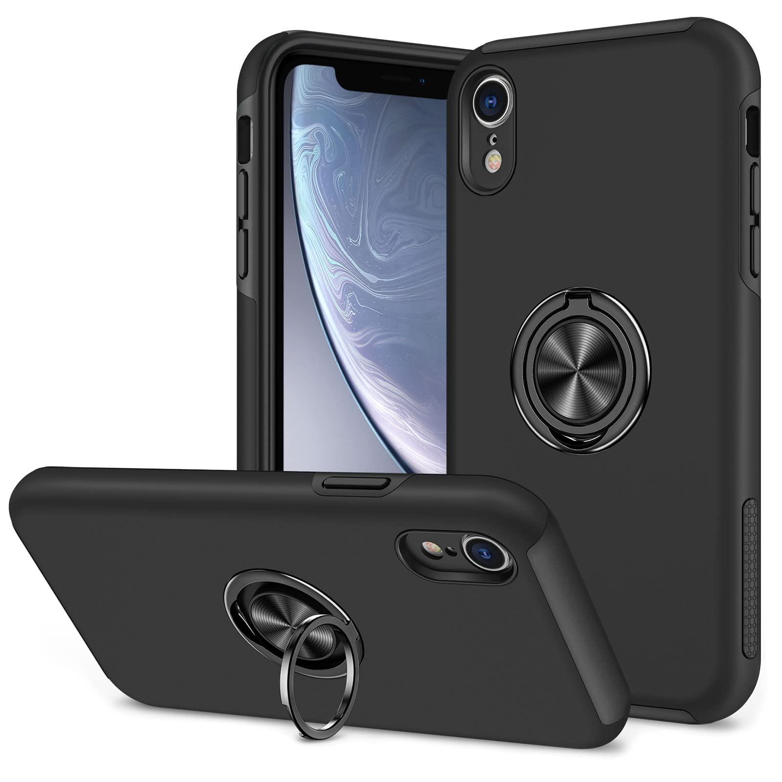 Amazon.co.jp: Jaligel iPhone XR ケース iPhone 10r ケース リング