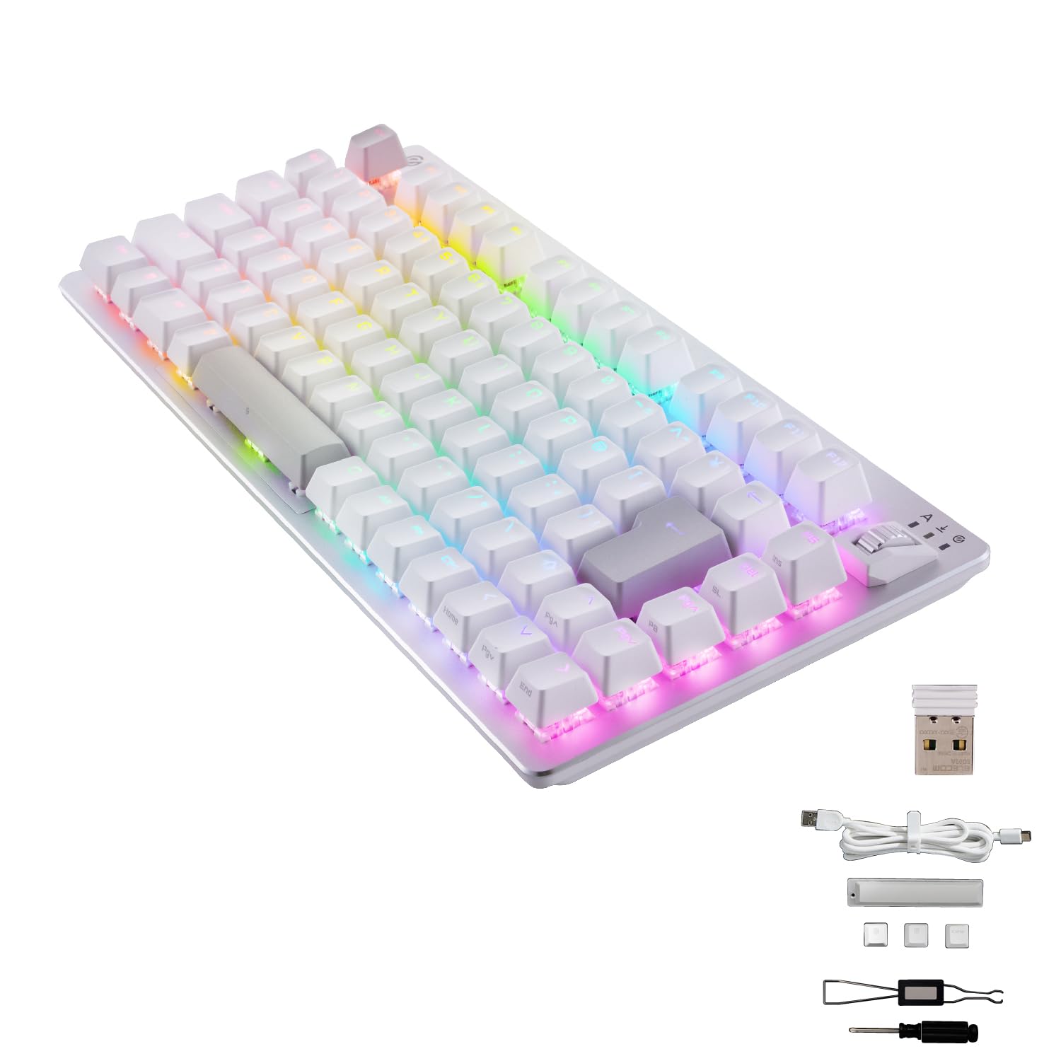 Amazon | エレコム ゲーミングキーボード V custom VK520 Bluetooth