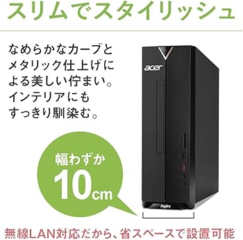 Amazon.co.jp: Acer Aspire XC-885-N58F/F Core i5-8400 8GB 1TB HDD