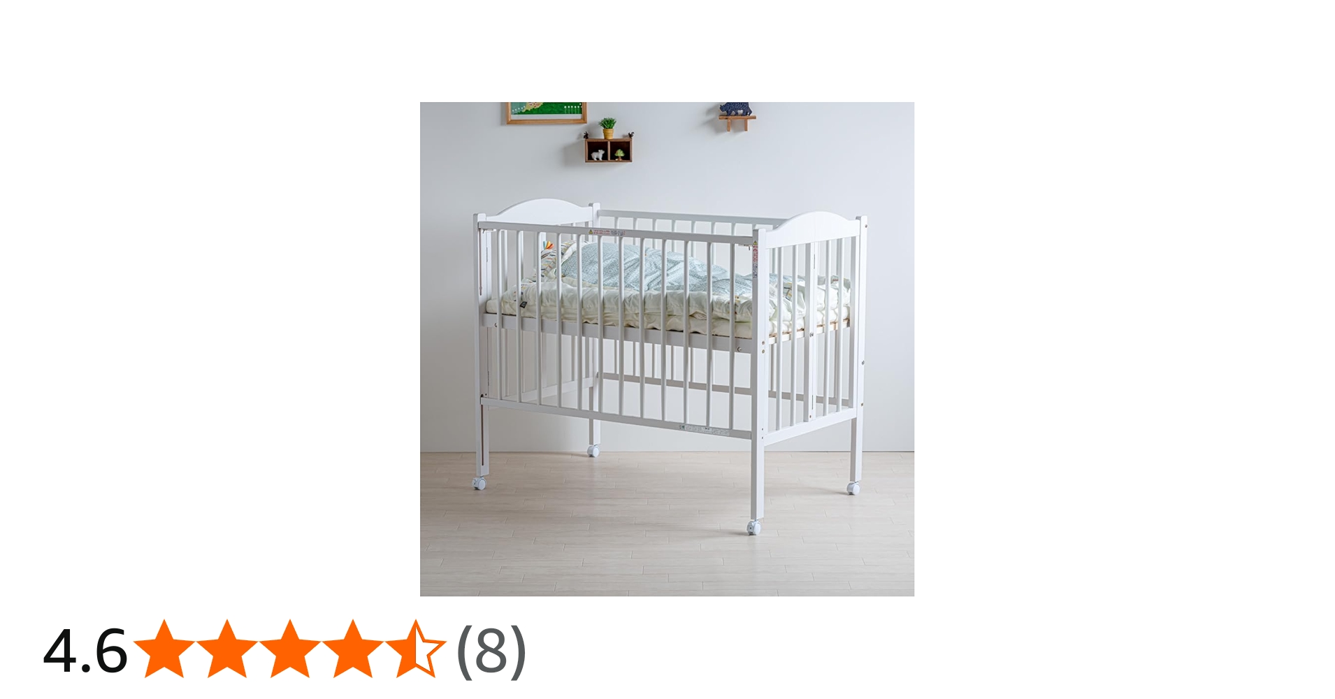 Amazon.co.jp: 日本製ベビーベッド「ワンタッチハイベッド パル