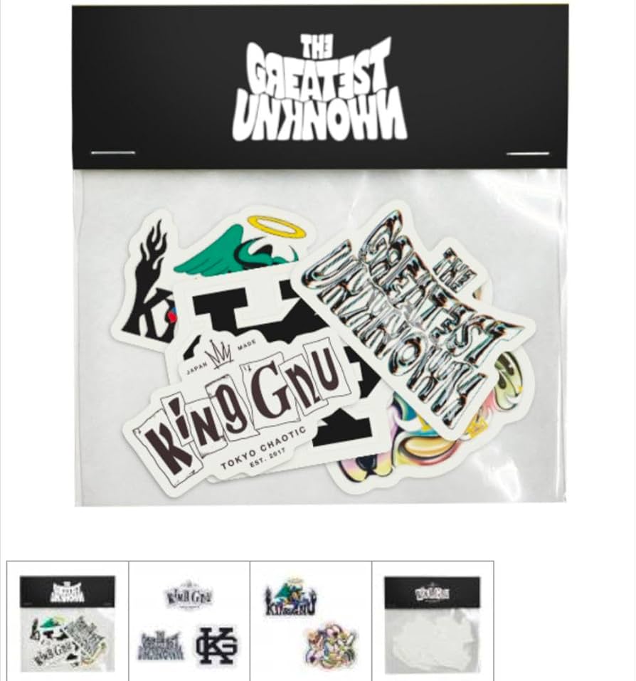 Amazon.co.jp: King Gnu MIXED LOGO STICKERS PACK ステッカー : おもちゃ