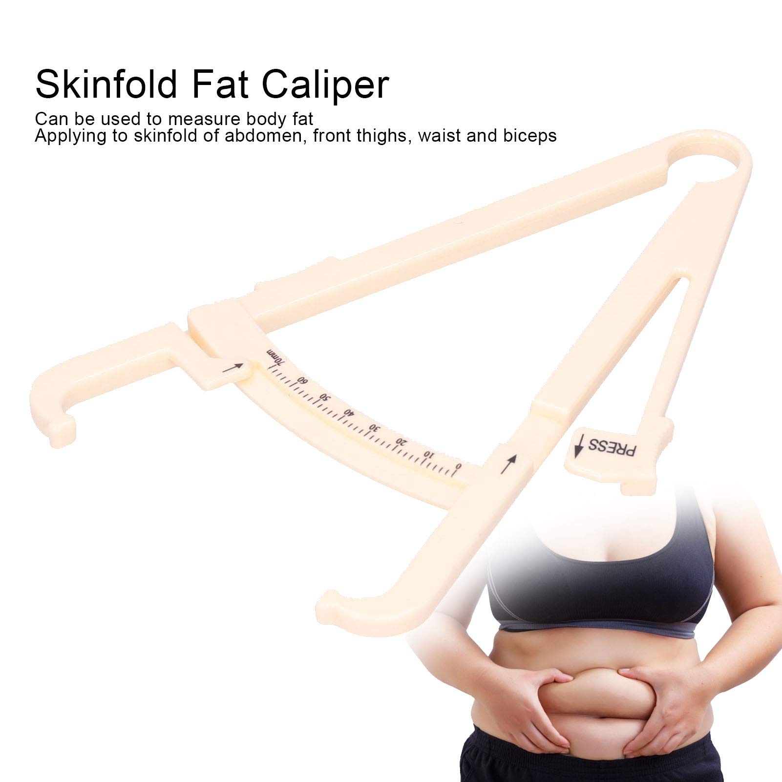 Amazon | 正確な体脂肪キャリパー、体脂肪テスターキャリパー