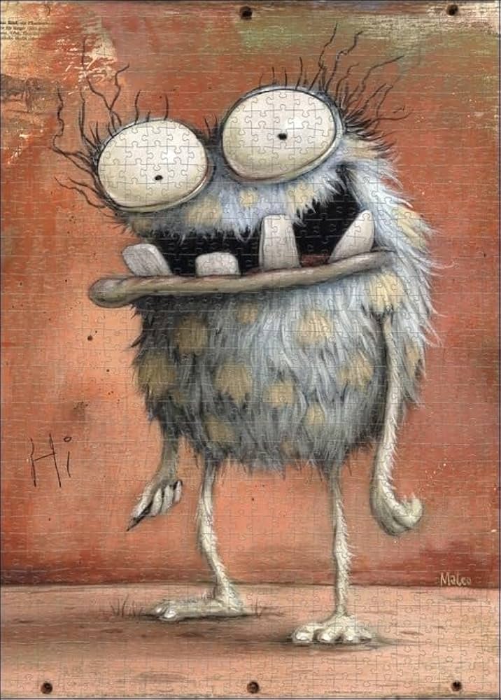 Amazon.com: Heye Puzzles - Zozoville, 1000pc - Monsta Hi