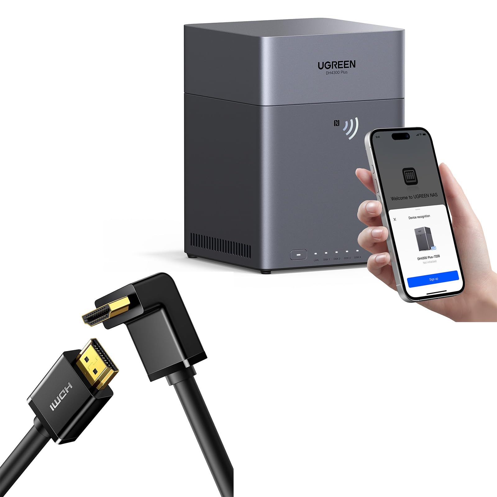 Amazon.com: UGREEN NAS DH4300 Plus 4-Bay Desktop NAS,Network